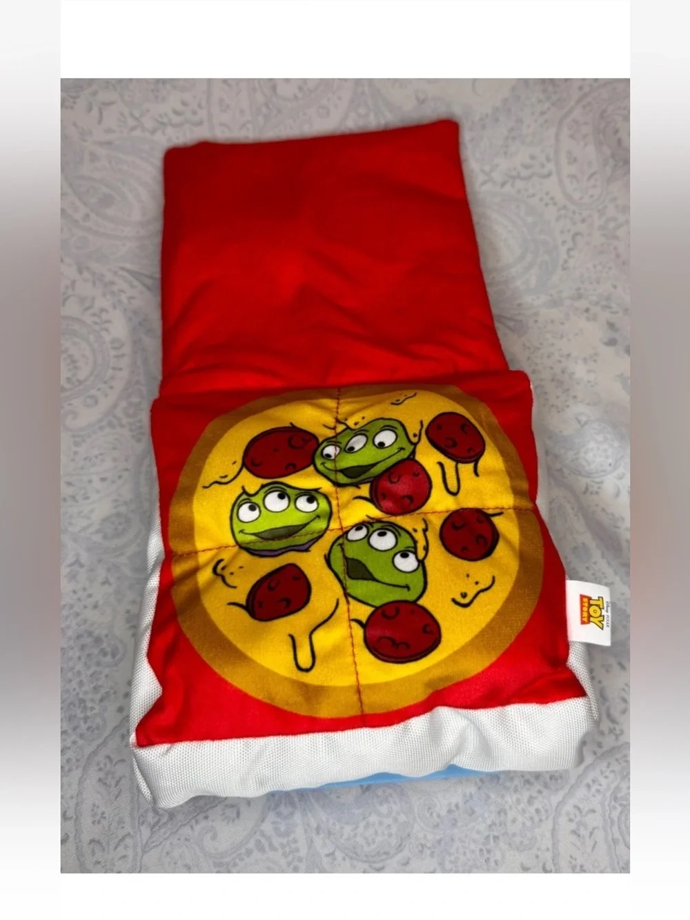 Disney Toy Story Pizza Planet Red & White Alien Dog Toy